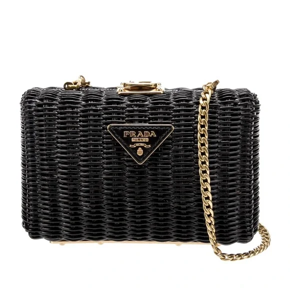 Prada Midollino Chain Clutch - Picture 5 of 6